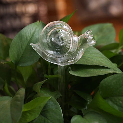 Cute Automatic Flower Watering Device Glass Self-Watering Stakes Plant Glass Waterer Automatic Irrigation Water Globe CL