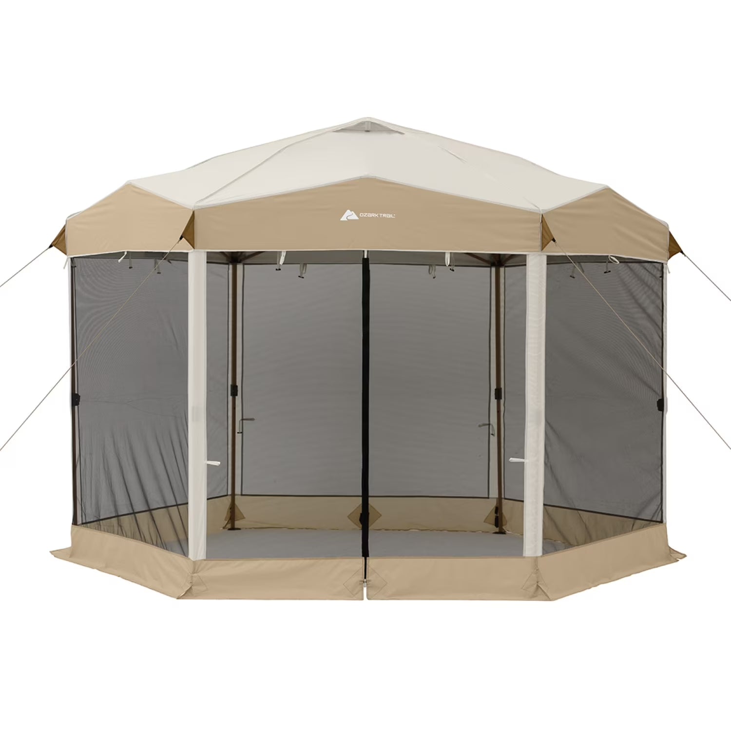 12' X 10' Glamping Hexagon Lighted Canopy