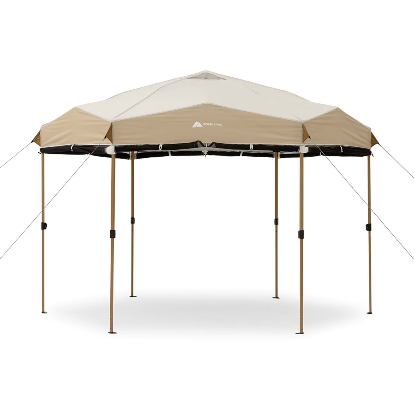 12' X 10' Glamping Hexagon Lighted Canopy