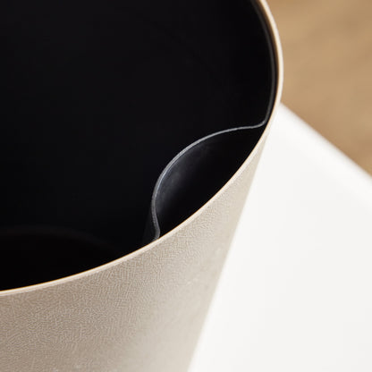 11 In. Beige Resin Self-Watering Planter