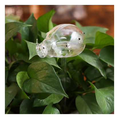 Cute Automatic Flower Watering Device Glass Self-Watering Stakes Plant Glass Waterer Automatic Irrigation Water Globe CL