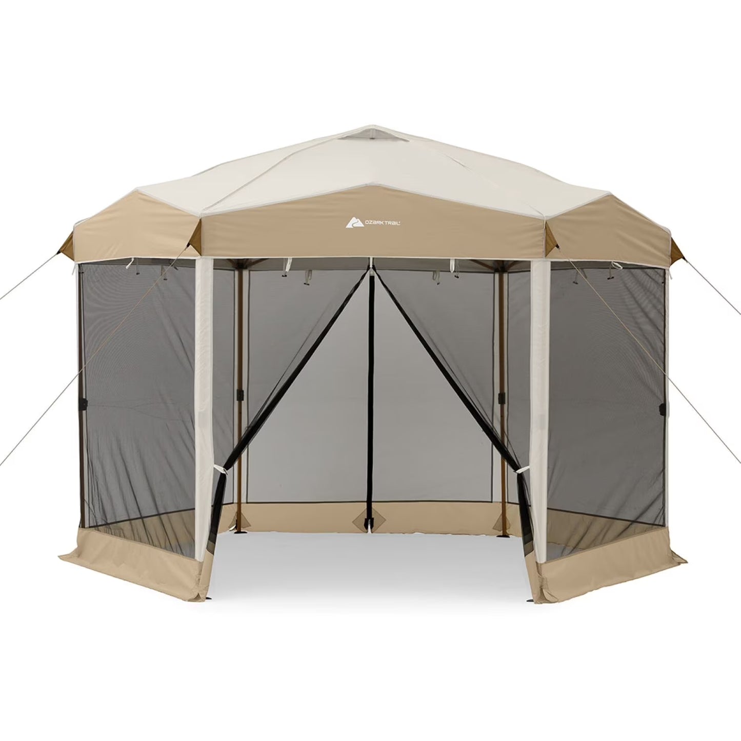 12' X 10' Glamping Hexagon Lighted Canopy